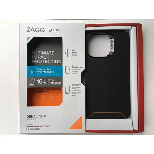 Протиударний чохол Gear4 Denali MagSafe для iPhone 13 Pro (6.1") Black (702008216) - фото 8