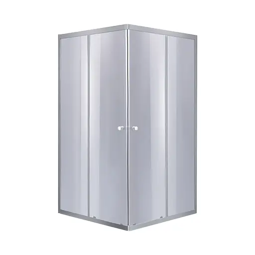 Душова кабіна Lidz Wawel SC90x90.SAT.LOW.GR, скло тоноване 4 мм без піддона, Універсальна, тонований - фото 1