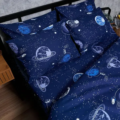 Набор наволочек Moon&Star Мікросатин Premium Cosmic Dreams 70х70 см 2 шт - фото 2