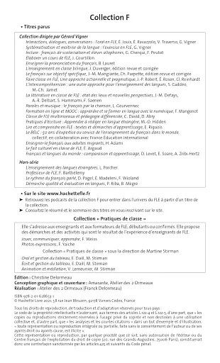 Collection F. Enseigner la francophonie : principes et usages - фото 2