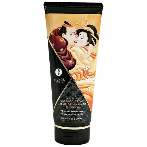 Їстівний масажний крем Shunga Kissable Massage Cream Almond Sweetness 200 мл