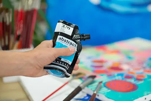 Акрилова фарба Sennelier Abstract, 120 мл, Лазуровий синій (Azurblau) - фото 4