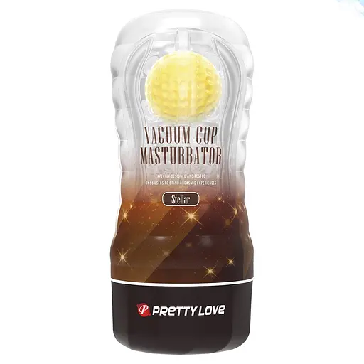 Мастурбатор Pretty Love Vacuum Cup Stellar жовтий - фото 2