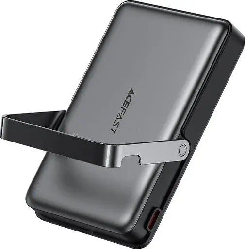 Павербанк Acefast Magnetic Wireless Black 10 000 mAh / 22.5 Вт (6974316284000) - фото 5