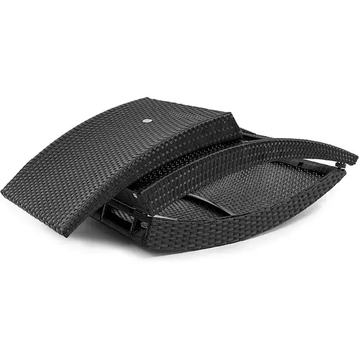 Садовый шезлонг Di Volio Ciampino черный/белый - фото 6