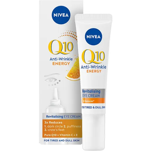Крем для шкіри навколо очей NIVEA Відновлюючий проти зморщок Q10 Energy 15 мл  - фото 1