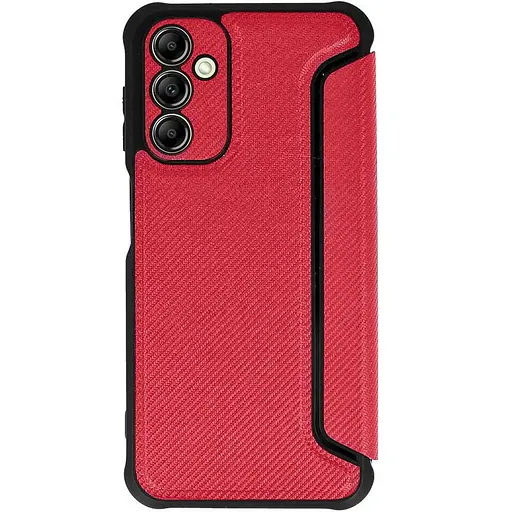 Чехол-книжка Getman кожаный Razor PU для Samsung Galaxy A15 4G/5G/M15 5G Red - фото 2