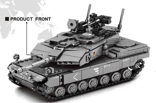 Німецький Конструктор бойовий танк Леопард 2А7 Технік (898 деталей) - фото 6