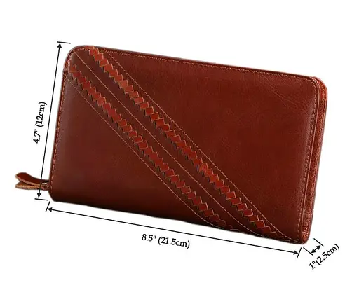 Кожаный клатч мужской Vintage 21,5х12х2,5 см sum0012751 - фото 3