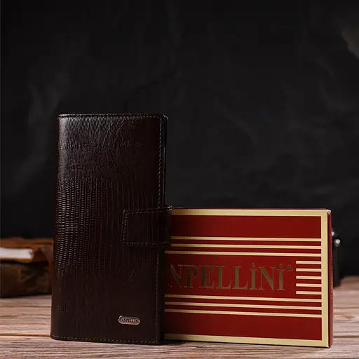 Чоловічий шкіряний гаманець Canpellini 9.5х19х2 см acs0025731 - фото 8