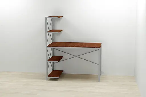 Компьютерный стол Ferrum-decor Джек 75x140x60 Серый ДСП Венге (FRD-105327) - фото 3