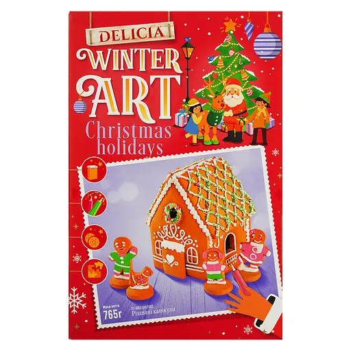 Печенье сахарное Delicia Рождественские каникулы 765 г - фото 2