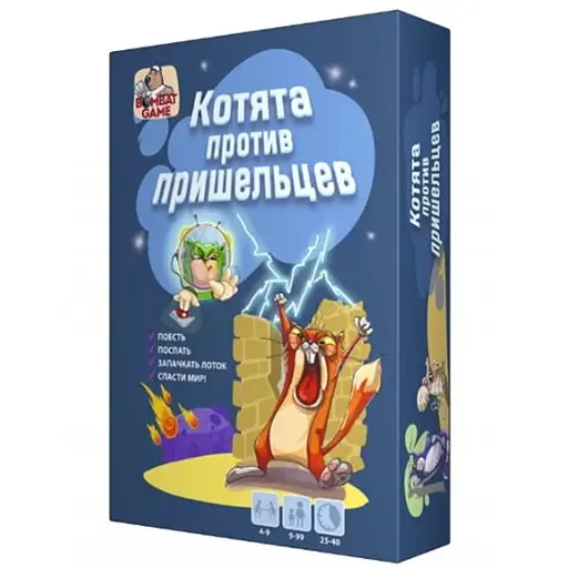 Настільна гра Bombat Game Коти проти прибульців (0037) - фото 1