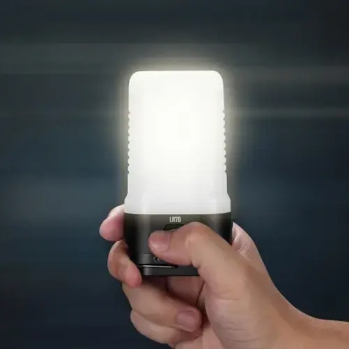 Ліхтар кемпінговий Nitecore LR70 з Power Bank та зарядним 3000лм Type-C - фото 4