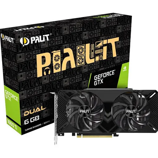 Відеокарта Palit GeForce GTX 1660 Ti OC Dual (NE6166T018J9-1160C)