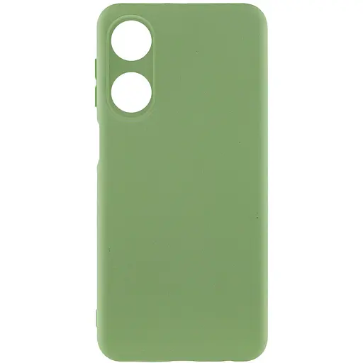 Чехол Silicone Cover Lakshmi Full Camera (A) для Oppo A38/A18 Зеленый/Pistachio