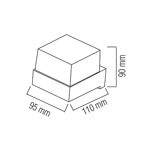 Светильник светодиодный фасадный KING-5/S 5W настенный черный - фото 2