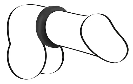 Эрекционное кольцо Black Velvets Cock Ring 2.6 см черный - фото 10