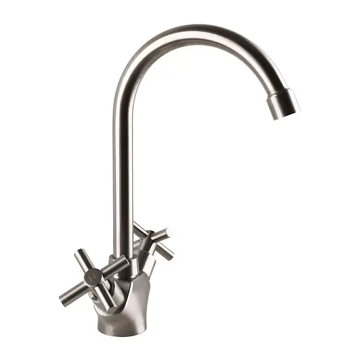 Смеситель для кухни Globus Lux Dukat SD2-203 Нержавеющая сталь - фото 2