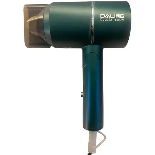 Фен для сушіння волосся Daling DL-3022 складний легкий дорожний 1400 Вт - фото 1