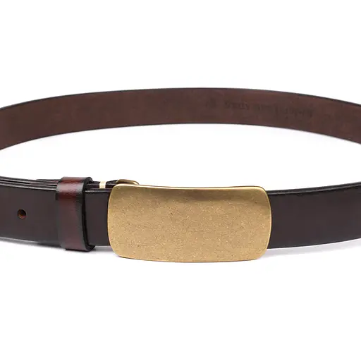 Ремінь шкіряний Vintage чоловічий 120×3,4 см acs0022776 - фото 7