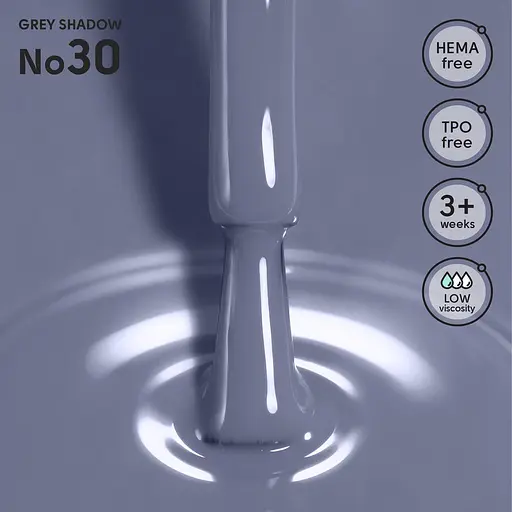 Гель-лак Shelly 30 Grey Shadow 12 мл - фото 2