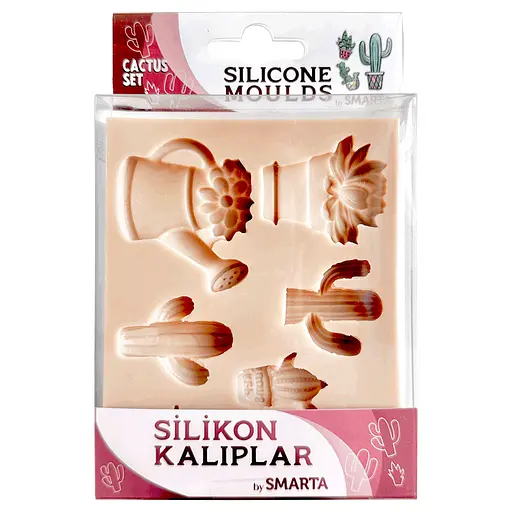 Силіконовий молд Кактуси Smarta - фото 1