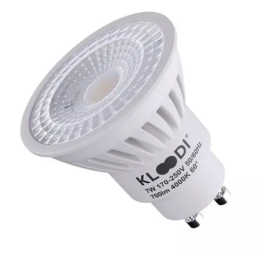 Лампа LED GU10 7W 4000К 700Lm KLOODI KDGU10-7WSMD 4K 60D - фото 3