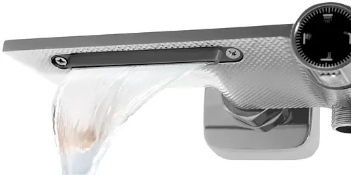 Душова система Rea Helix chrom з виливом REA-P6620, Хром - фото 5