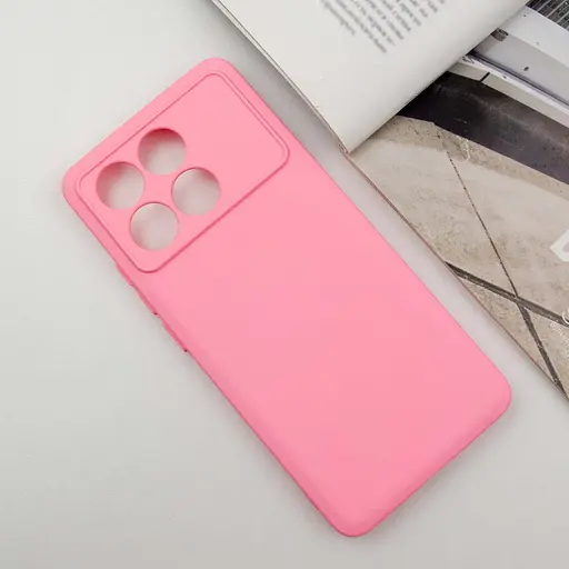 Чохол Lakshmi Silicone Cover Full Camera (A) для Xiaomi Poco X6 Pro Рожевий / Pink - фото 2