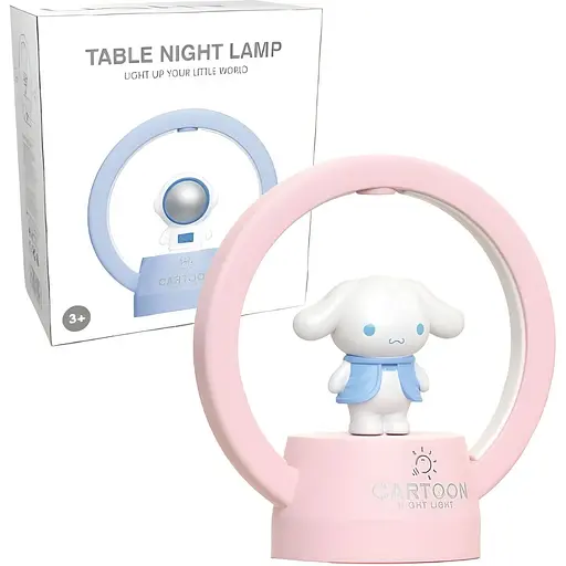 Детская настольная лампа Cinnamoroll розовая (268D)