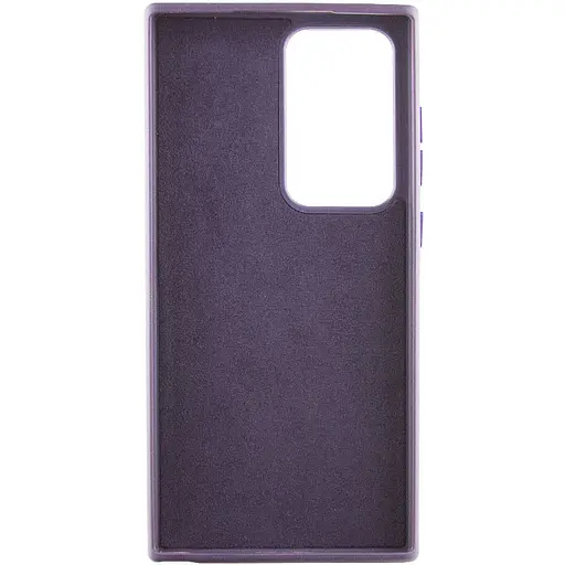 Шкіряний чохол Bonbon Leather Metal Style для Samsung Galaxy S23 Ultra Фіолетовий / Dark Purple - фото 3