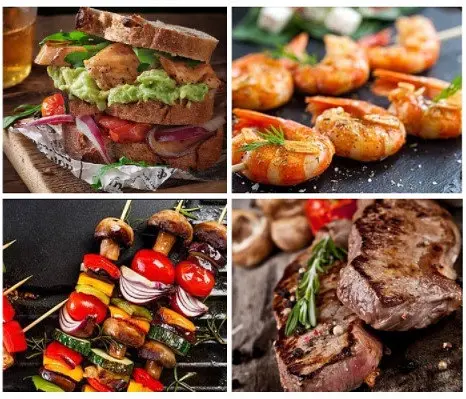 Універсальний електрогриль Sokany SK-202 (контактний, прижимний гриль) 2000Вт - фото 5