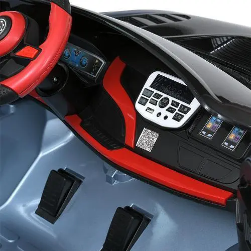 Електромобіль дитячий Bambi M 5820EBLRS-12 24V MP3 USB TF Bluetooth EVA шкіра музика світло блакитний - фото 4