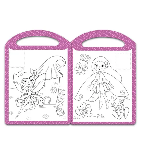 Детская раскраска "Принцессы и феи" Апельсин РМ-68-04, 16 наклеек - фото 2