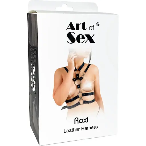 Сексуальна портупея жіноча Art of Sex - Roxi, розмір XS-2XL, колір чорний - фото 5