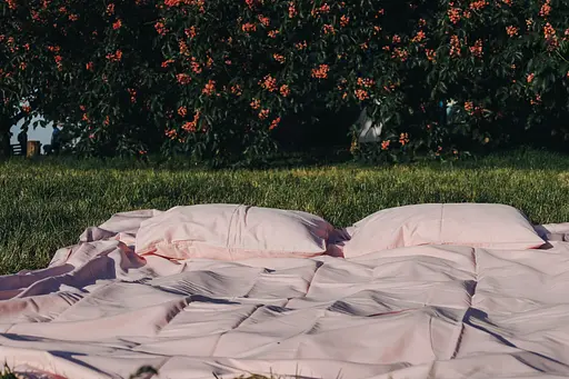 Комплект постельного белья сатин 100% розовый хлопок Baby Pink - двуспальный - фото 4