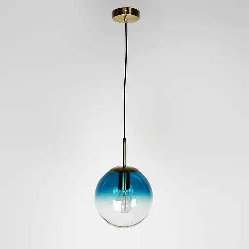 Подвес со стеклянным плафоном с градиентом голубого Ø 20 см | Line F | Арт. AA321-200 Blue - фото 7