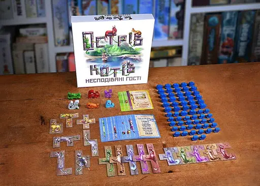 Настільна гра Geekach Games Острів котів: Несподівані гості (The Isle of Cats: Kickstarter Pack) (укр.) (GKCH002) - фото 2