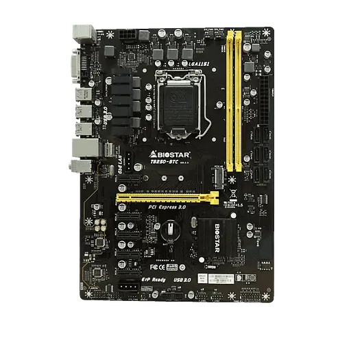 Материнська плата Biostar TB250-BTC V6 LGA 1151v1 (TB250-BTC V6) Б/В