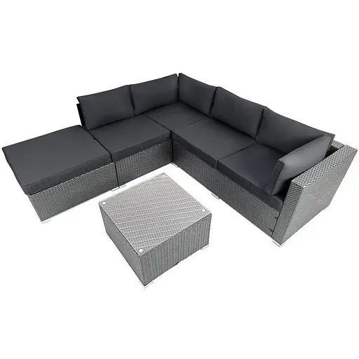 Набор садовой мебели Di Volio Imperia - Серый/Графитный - фото 2