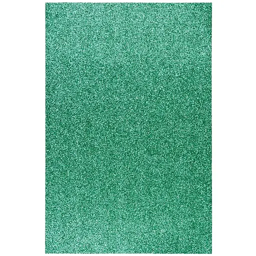 Фоамиран Santi Eva с глитером 20x30 см 10 листов зеленый (742671) - фото 2