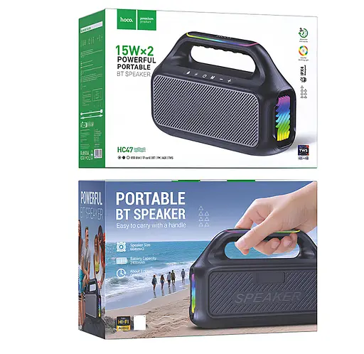 Акустична система Hoco HC47 чорна  - фото 1