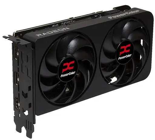 Видеокарта PowerColor AMD Radeon RX 9060 XT 16GB Reaper (RX9060XT 16G-A) (GDDR6, 128 bit, PCI-E v5.0 x16) Б/у - фото 2