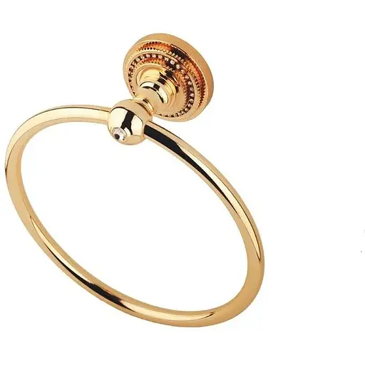 Кільце для рушника Kugu Eldorado 804G Золотий - фото 1