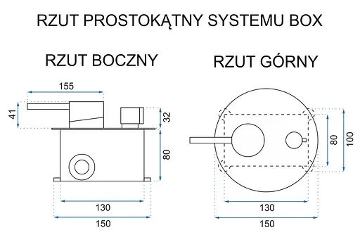 Душова система Rea Lungo black + BOX чорний REA-P6300, Чорний - фото 12