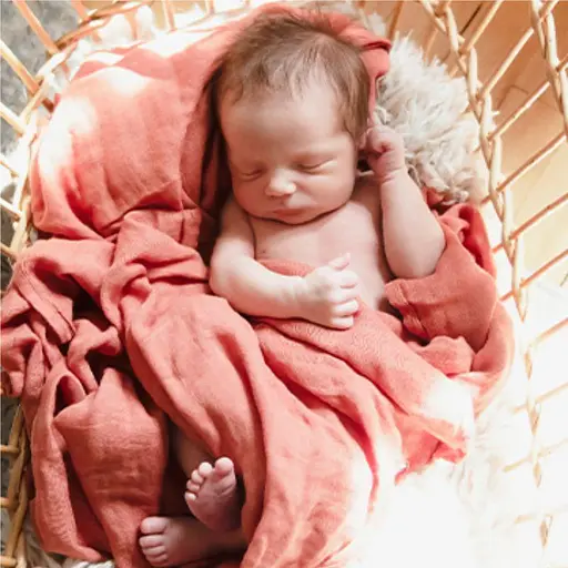 Набор органических пеленок Lovely Svi 3 шт – мягкие, дышащие, размер ХL-110 x 115 см. - фото 4