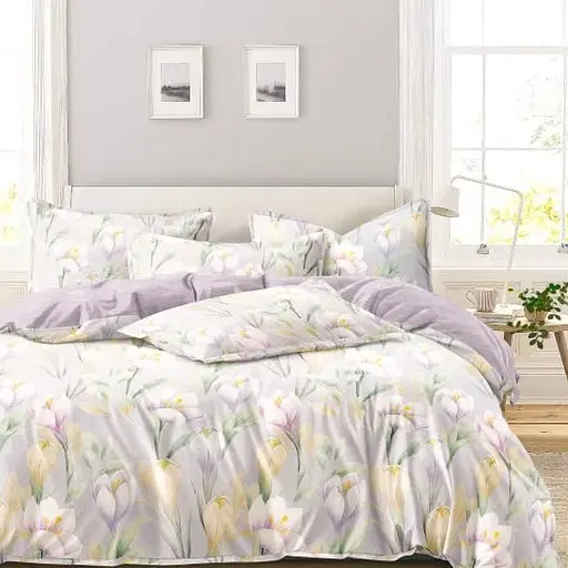 Комплект постільної білизни Viluta двоспальний ранфорс 24287 100% бавовна - фото 1