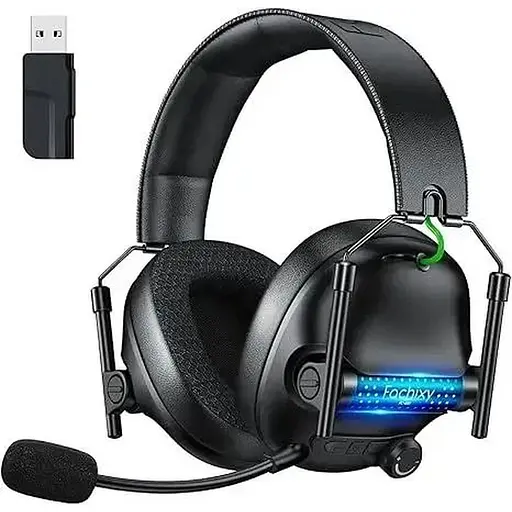 Беспроводная игровая гарнитура FC400 2,4 ГГц с микрофоном для ПК, PS5, PS4, игровые наушники Bluetooth