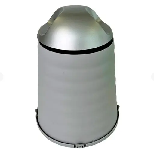 Мусорное ведро Motek на 7 л 17х24х30 см Серый (WBS-111)  - фото 1